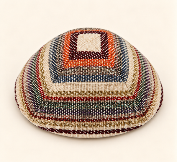 Triangular Handwoven Kippah – Design 5