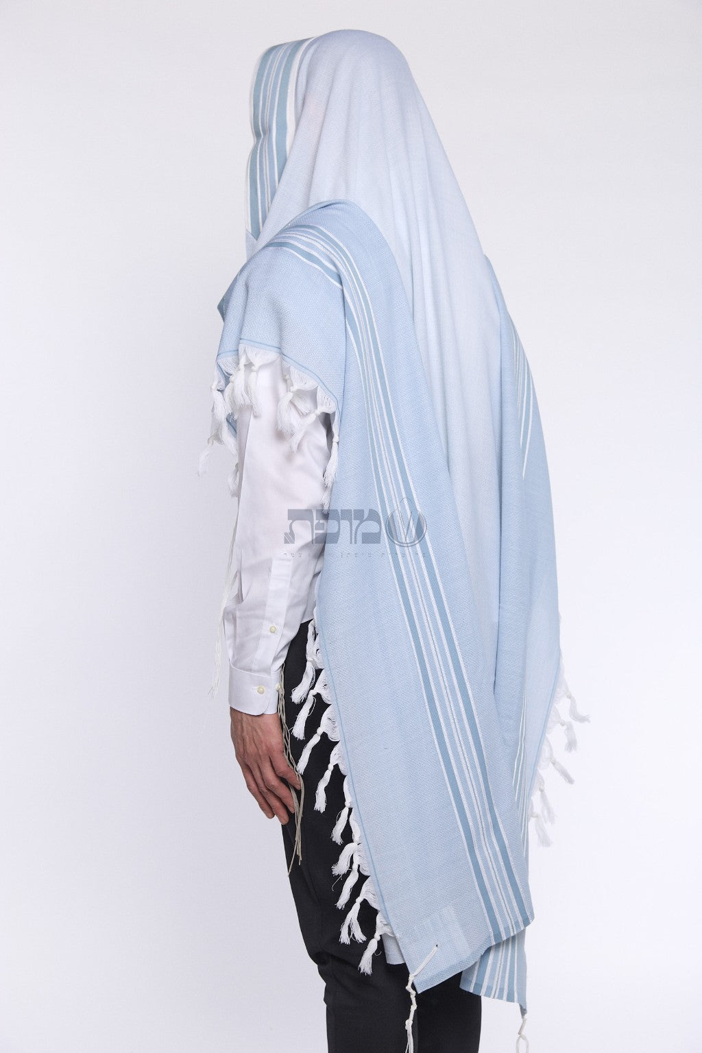 Shir Light Blue tallit – view 0157